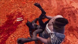 Furry Wolfhybrid Animation (Wildlife Game)