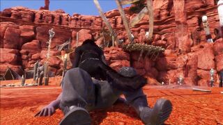 Furry Wolfhybrid Animation (Wildlife Game)