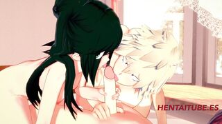 Boku no Hero Cartoon 3D - Three-Way, Inko Mitsuki & Todoroki 1/2