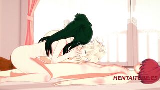 Boku no Hero Cartoon 3D - Three-Way, Inko Mitsuki & Todoroki 1/2