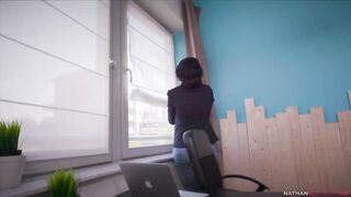 Hung Ian Scott Destroys the Asshole of his Huge Titties Big Ass