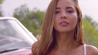 VIXEN Stunning model's trip turns in fantasy three way