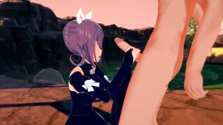 Soul Eater - Sex with Blair - Hentai