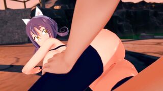 Soul Eater - Sex with Blair - Hentai