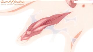 Hentai Uncensored | the Teacher Rewards her College bimbos with her Twat