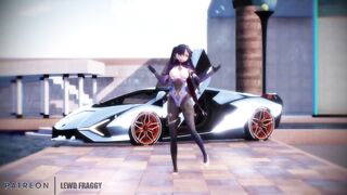 Genshin Impact - Mona LAMB [MMD R-18]
