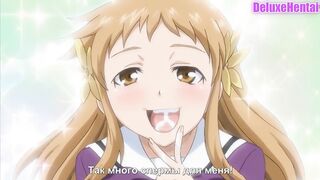 Uncensored Anime Anime Uncensored three Schoolgirls and Teacher have an Group Sex