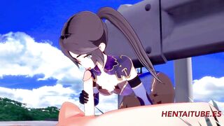Genshin Impact Hentai 3D - Mona having Sex 1/2