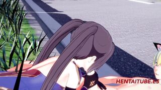 Genshin Impact Hentai 3D - Mona having Sex 1/2