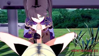 Genshin Impact Hentai 3D - Mona having Sex 1/2
