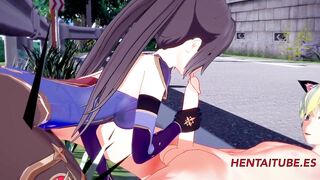 Genshin Impact Hentai 3D - Mona having Sex 1/2