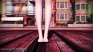 [MMD R-18] Honkai Impact - God Kiana Lamb [4k UNCENSORED HENTAI]