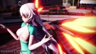 [MMD R-18] Honkai Impact - God Kiana Lamb [4k UNCENSORED HENTAI]