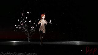 MMD R18 4k Misaka Mikoto - Bikini and Pantyhose - Paradinha -