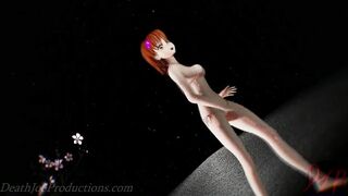 MMD R18 4k Misaka Mikoto - Bikini and Pantyhose - Paradinha -