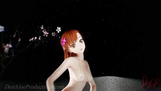 MMD R18 4k Misaka Mikoto - Bikini and Pantyhose - Paradinha -