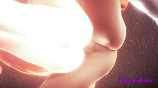 Incredibles Anime 3D - Violet Enjoy with her Friend