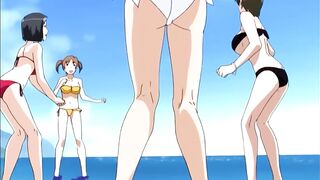 Animated Uncensored | very Passionate Sex on the Beach with a goddess