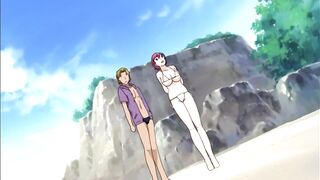 Animated Uncensored | very Passionate Sex on the Beach with a goddess