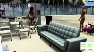 Sims 4 2 goddess Lesbian Girls using Strap on and Machine