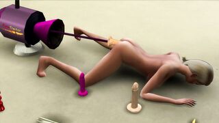Sims 4 2 goddess Lesbian Girls using Strap on and Machine