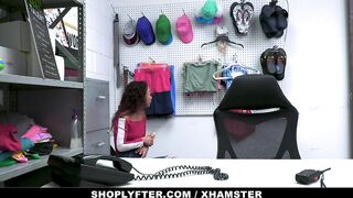 African Doll Thief Rammed By The Mall Cop