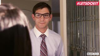 LETSDOEIT Hottie Gina Valentina & Her Babes Banging The Lawyer
