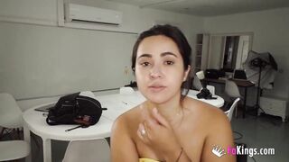 Prude-looking Andrea becomes a COMPLETE SLUT!!!