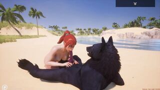 WILD LIFE RAWN & SERENIA / WEREWOLF FUCKS RED BLOWJOB point of