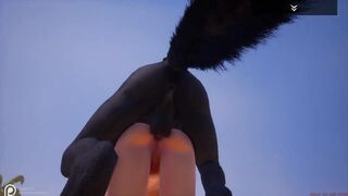 WILD LIFE RAWN & SERENIA / WEREWOLF FUCKS RED BLOWJOB point of