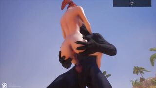 WILD LIFE RAWN & SERENIA / WEREWOLF FUCKS RED BLOWJOB point of