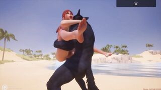 WILD LIFE RAWN & SERENIA / WEREWOLF FUCKS RED BLOWJOB point of