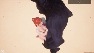 WILD LIFE RAWN & SERENIA / WEREWOLF FUCKS RED BLOWJOB point of