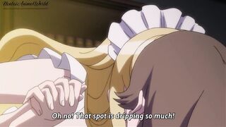 Hentai Uncensored | Maid with Amazing Goddess Body Sucked and Sat on