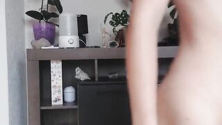 Redhead teen tries on new panties just for you