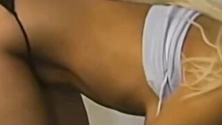Busty Blonde Milf Sucking A Big Hard Cock
