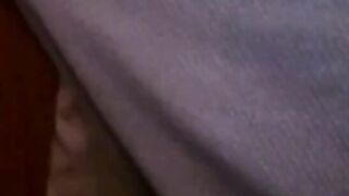 Freeballing Grey Shorts: Flaccid Cock Swinging Outdoors