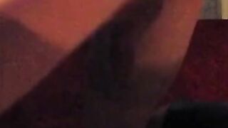 Crossdresser Takes on a Huge Dildo