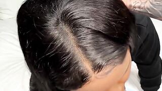 Made a big booty Ebony babe Gag Before We Fucked