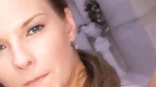 Haebsche Badenixe spontan im Bad geknallt