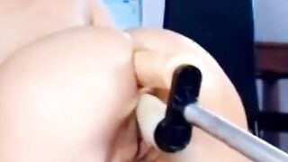 Double Penetration Machine for Cunt and Anal