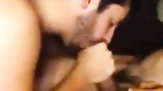 Big Cock Blowjob - Friend's Cum Extracted by Skillful Sucker 2
