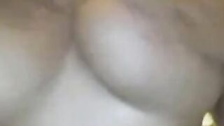 BBW Colombian Plays with Her Big Tits on Webcam
