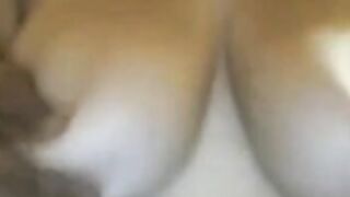 BBW Colombian Plays with Her Big Tits on Webcam
