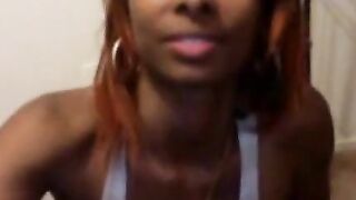 Ebony Solo Webcam Show with Vibrator