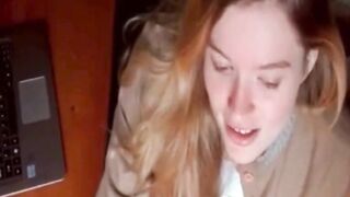 Hot Teen Making Her Juicy Hairy Pussy Cum Hard...