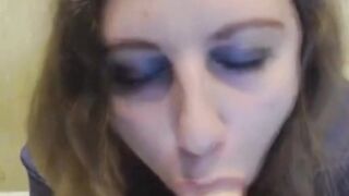Hottie Solo Girl On Webcam Has Amazing Big Tits And Fucks Herself With A Large Toy...