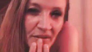 Horny Milf Gives Blowjob On Webcam