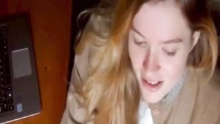Cute Blonde Strips And Plays With Her Tight Pussy On Camera