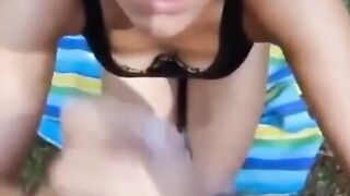 Forest Cock Riding with a Facial Finish
